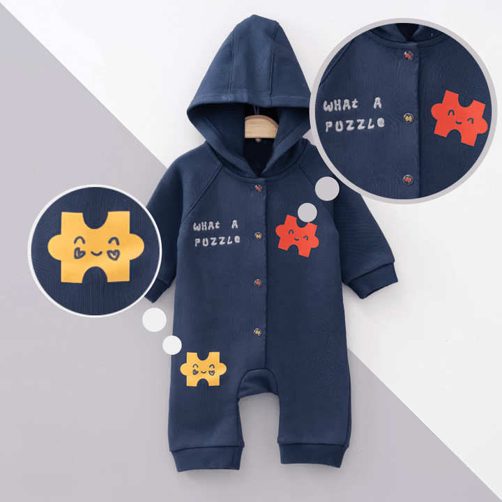 Puzzle Hooded Jumpsuit - DUSA Shop